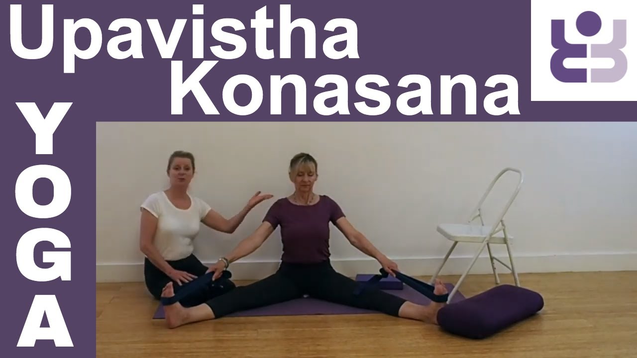Upavistha Konasana. Wide-Angled Seated Forward Bend. Iyengar Yoga Tutorial