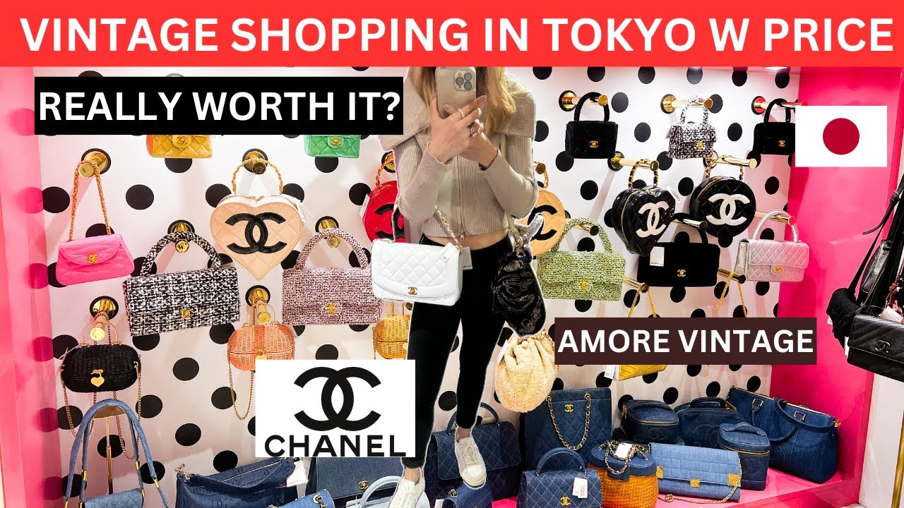VINTAGE SHOPPING IN TOKYO W PRICE | Amore vintage Tokyo | Vintage Chanel shopping