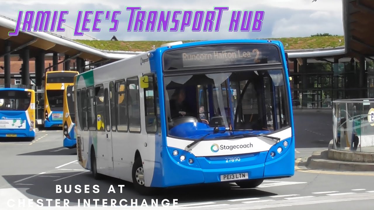 Buses at Chester Interchange 4/6/24