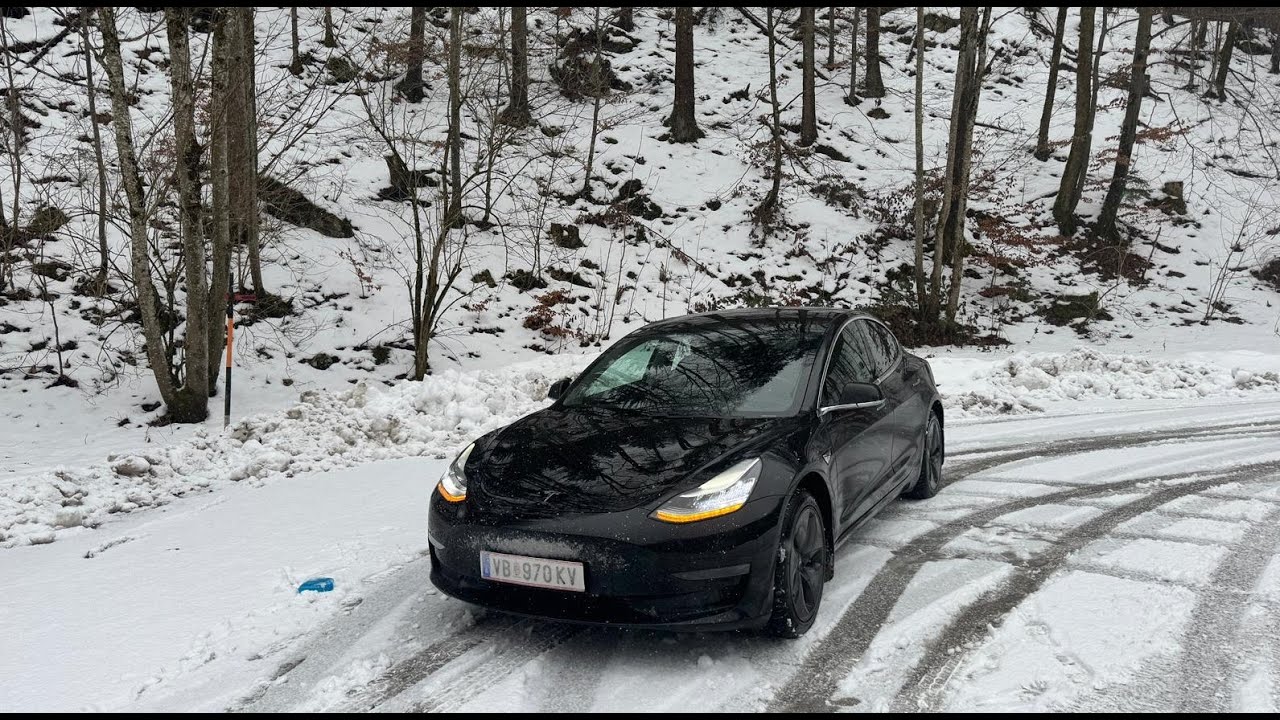 Tesla Model 3 SR+ Winter Trip - Großalm