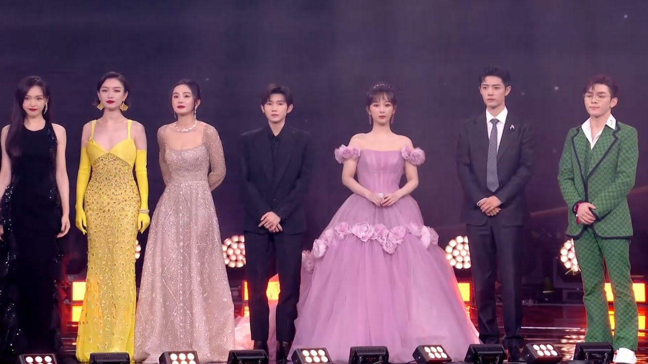 肖战 杨紫 李现  微博之夜 Ending 请大家为中国🇨🇳点赞 XiaoZhan YangZi LiXian  Weibo Night Ending