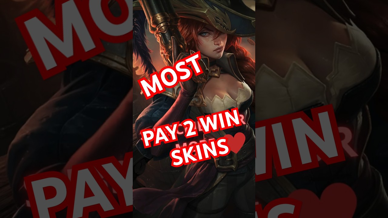 TOP 5 PAY-TO-WIN SKINS IN LEAGUE        #leagueoflegends #skins #paytowin #top5 #lux