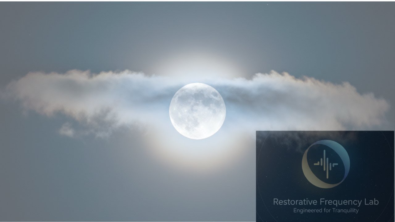 LUNAR STILLNESS | 432Hz Night Frequency: Deep Sleep Induction & Muffled Brown Noise