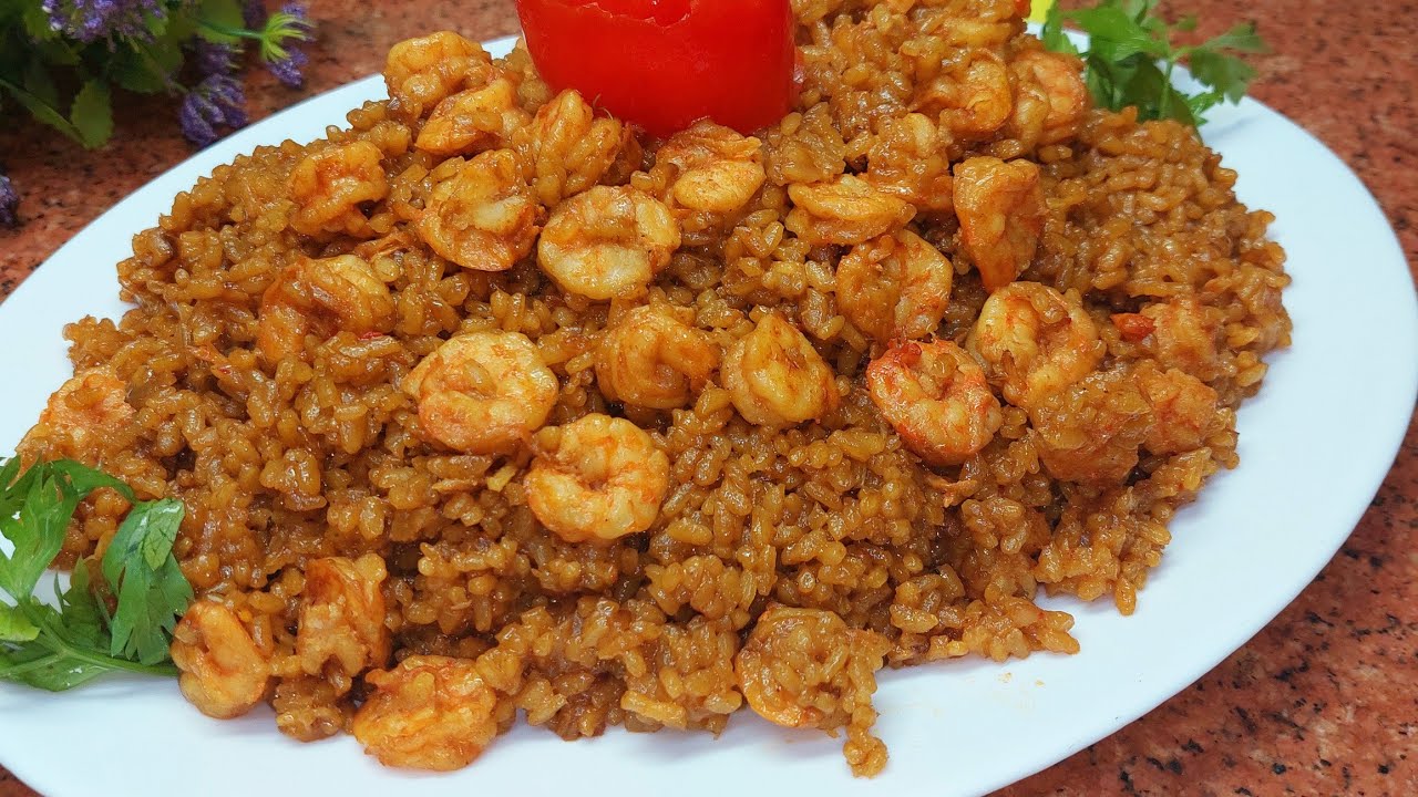 الرز بالجمبرى خطييييير