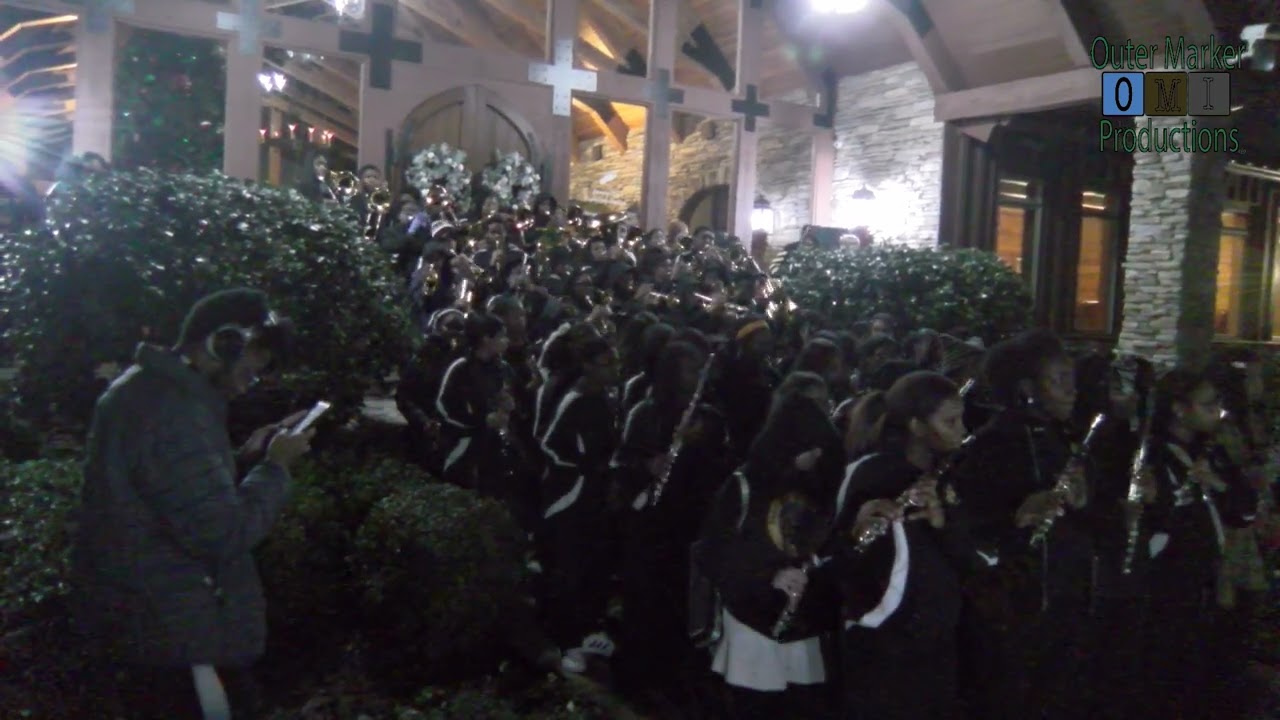 Factory Shoals Middle School Pep Band Performance At Anneewakee Trails Christmas Lighting ceremony