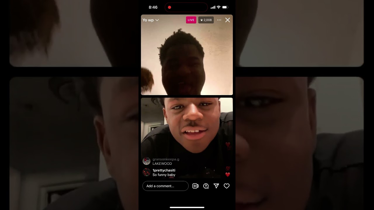 Baby Kia on live with opps 😳pt2 #babykia #recommended #atlanta #funny