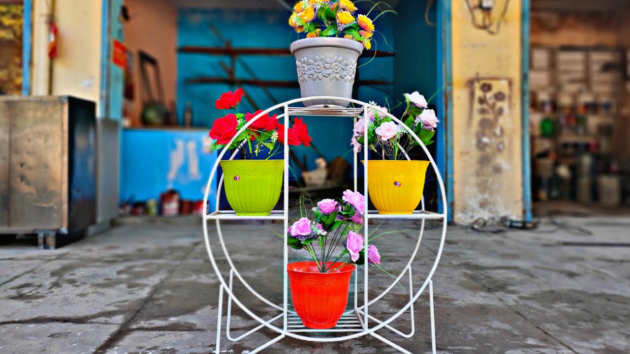 Flower pot stand/making a pot holders outdoor indoor