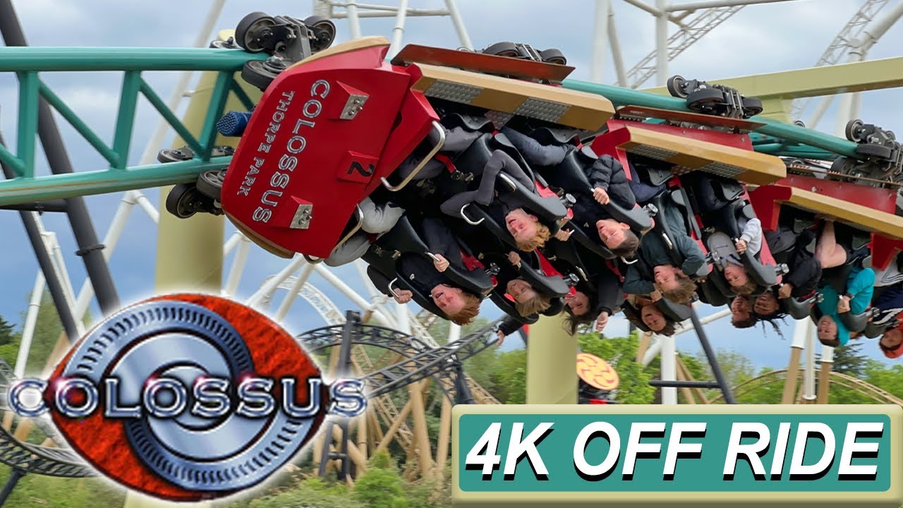 Colossus (4K OFF Ride POV)- Thorpe Park, Chertsey, London, GB