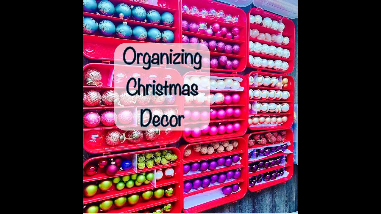 Organizing and Storing Christmas Decor
