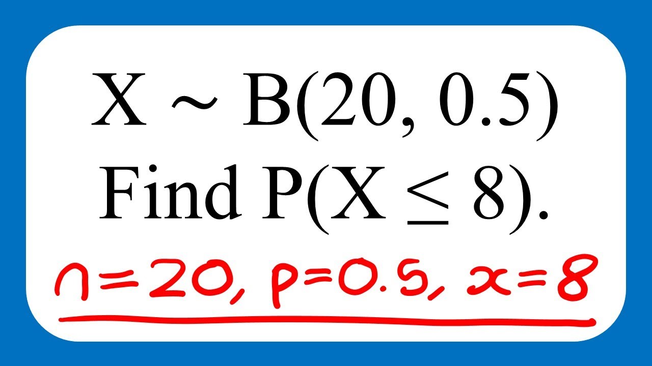 Binomial Distribution + 2 Past Exam Questions! - Statistics Edexcel A Level and AS Maths