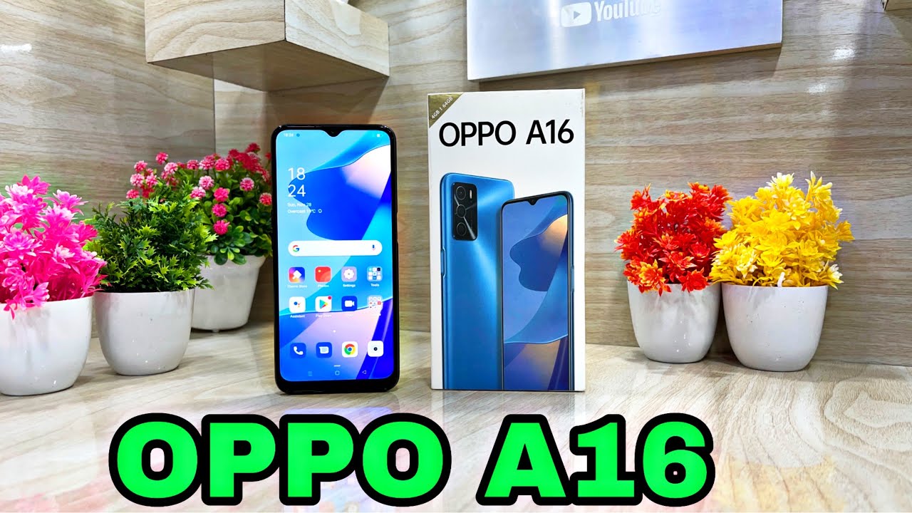 Oppo A16 CPH2269 Crystal Black Unboxing ⚡ Price, Camera, Specifications & Many More
