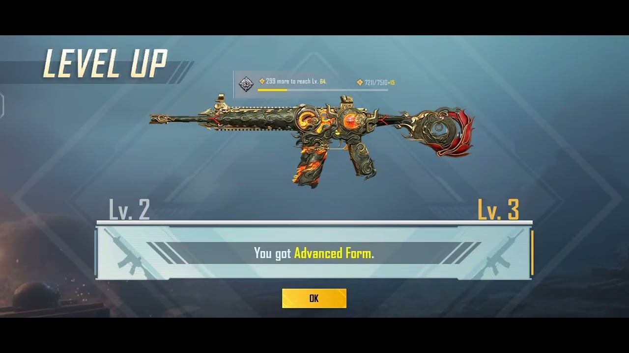 New m4 Crimson Skyblade m416 level up
