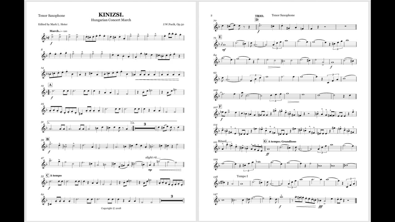 KINIZSI - TENOR SAX