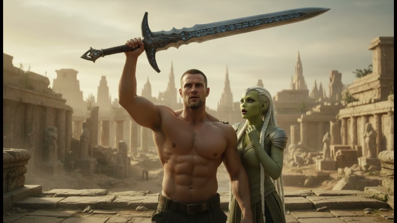 An Alien Woman Warrior Couldn't Lift the Ancient Sword—A Legendary Human Warrior Did It Effortlessly