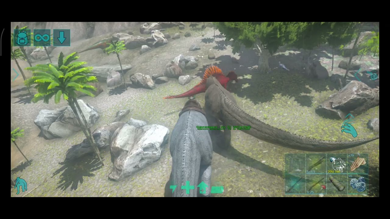 Probando dos gigas #arkmobile #arksurvivalevolved #ark 