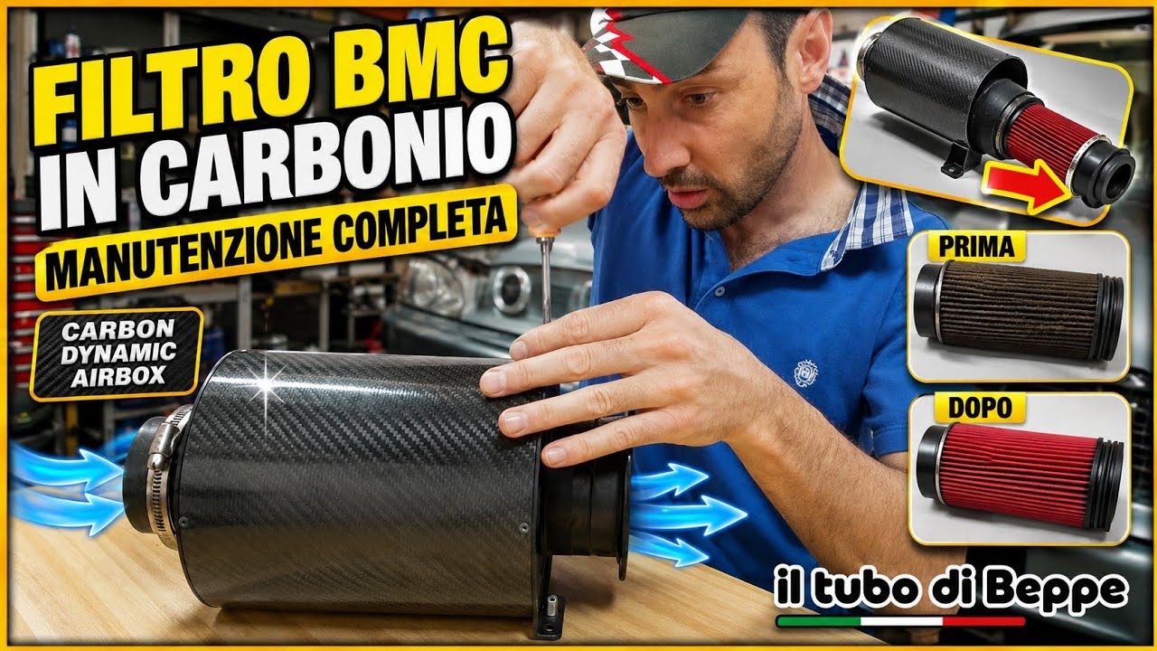 Manutenzione filtro aria BMC fai da te!