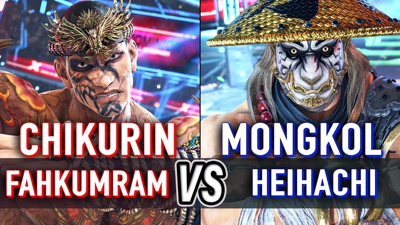 T8 🔥 CHIKURIN (Fahkumram) vs MONGKOL (Heihachi) 🔥 Tekken 8 DLC: Fahkumram day 1