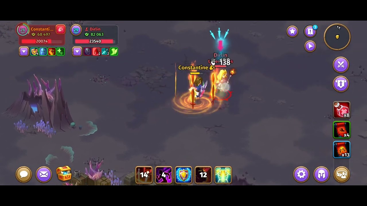 Constantine VS Dirlin - SKYLORE 2024 Tank lvl 26 VS Mago lvl 29