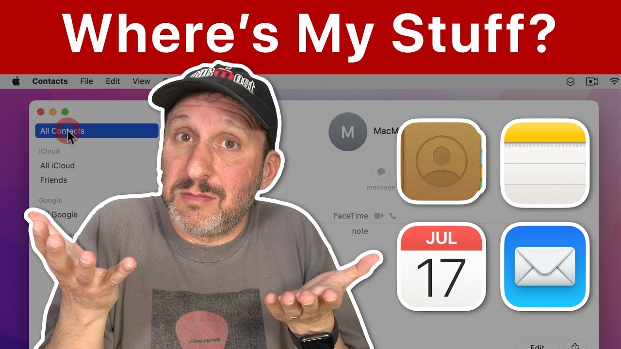 Missing Contacts, Notes, Events Or Emails On Apple Devices