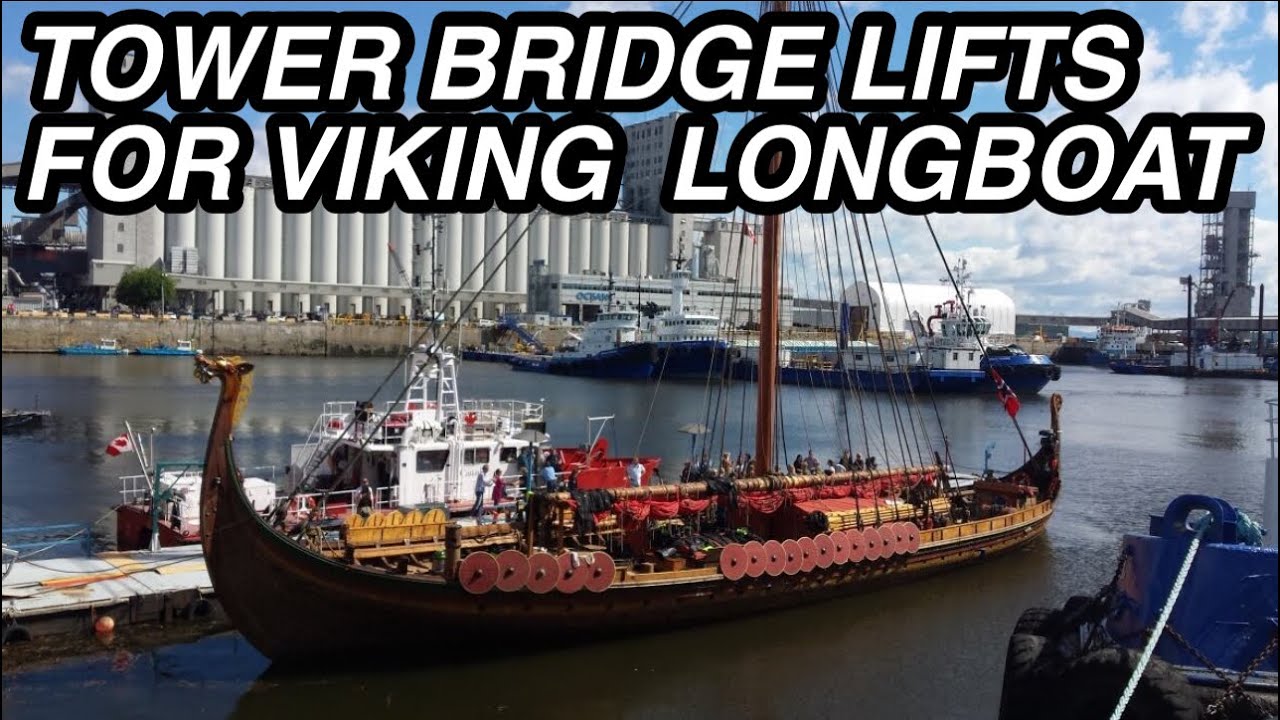 TOWER BRIDGE 🇬🇧 LIFTS FOR VIKING LONGBOAT SAGA FARMANN
