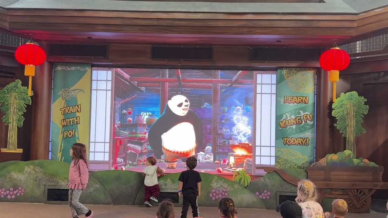 Po Live! Kung Fu Panda Interactive Show at Universal Studios in Orlando, Florida