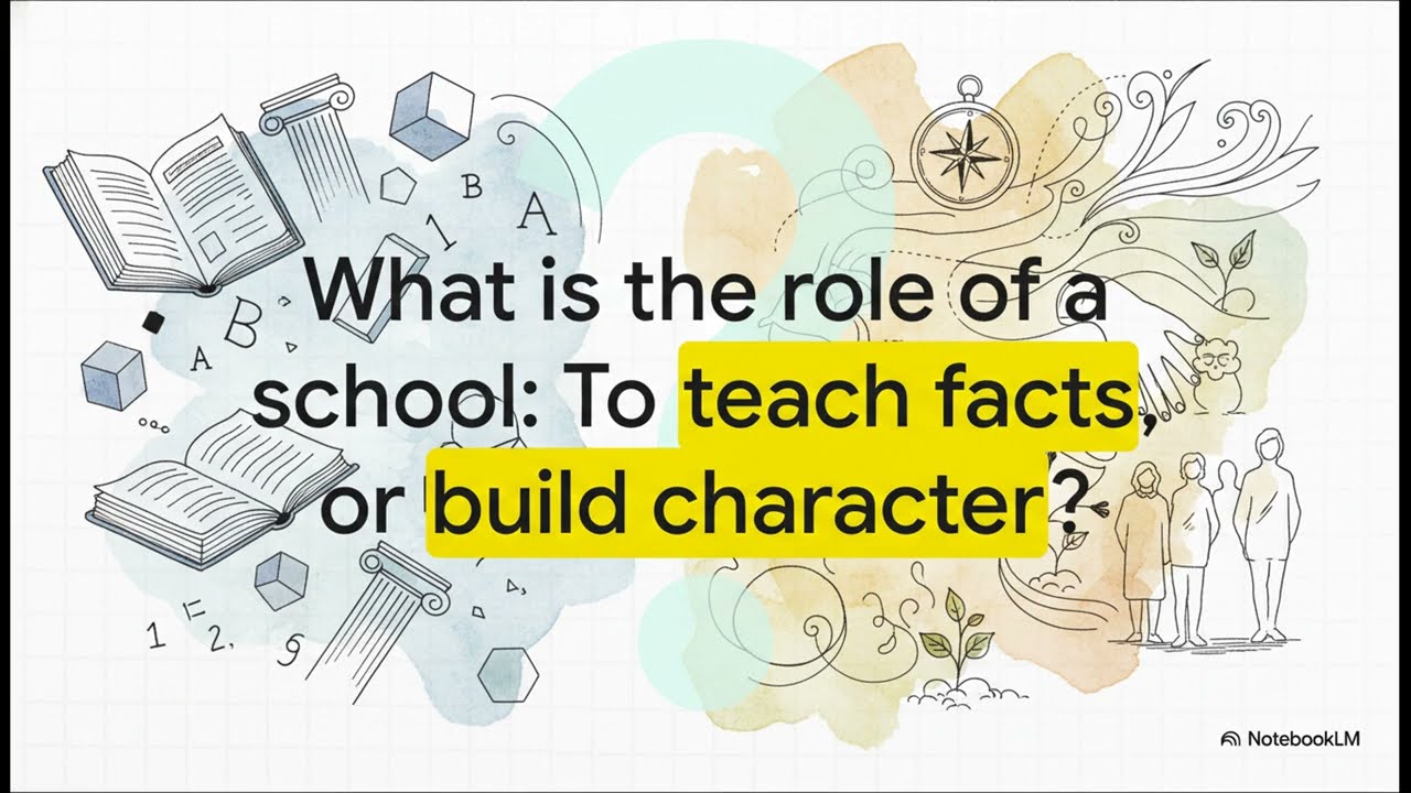 Is a school's role to teach facts or build character?