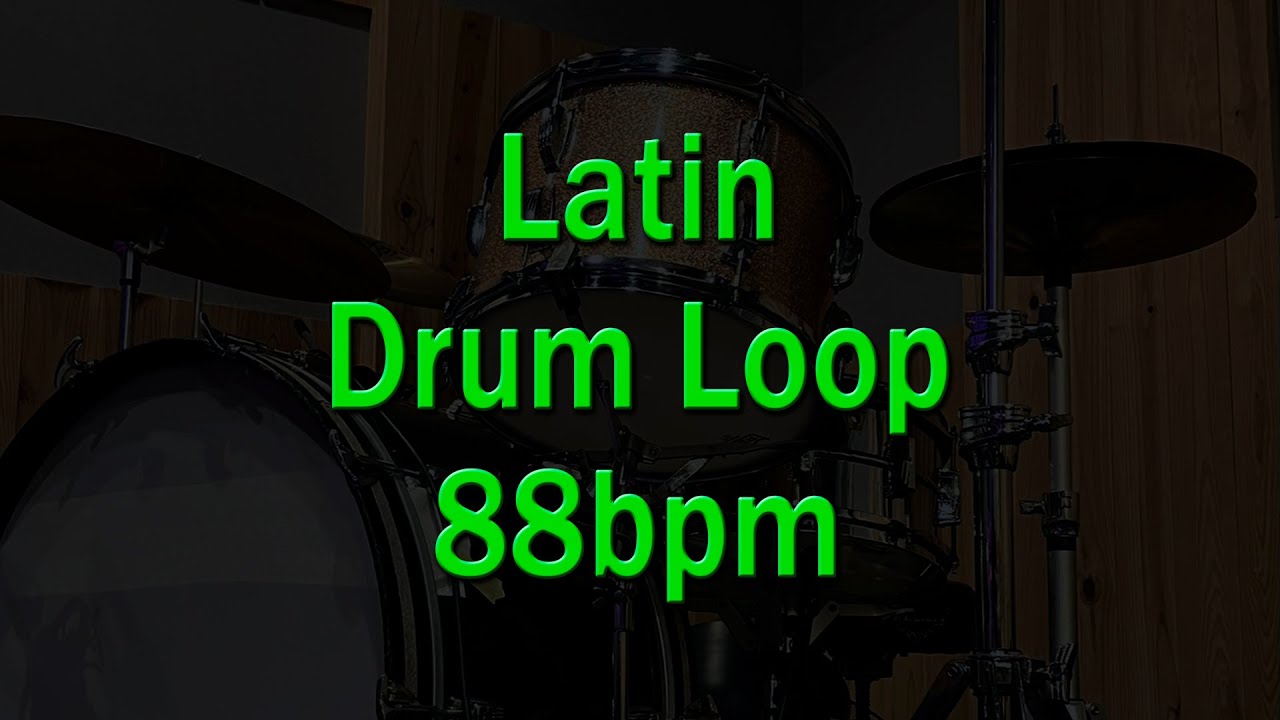 Latin Drum and Percussion Loop - 88bpm