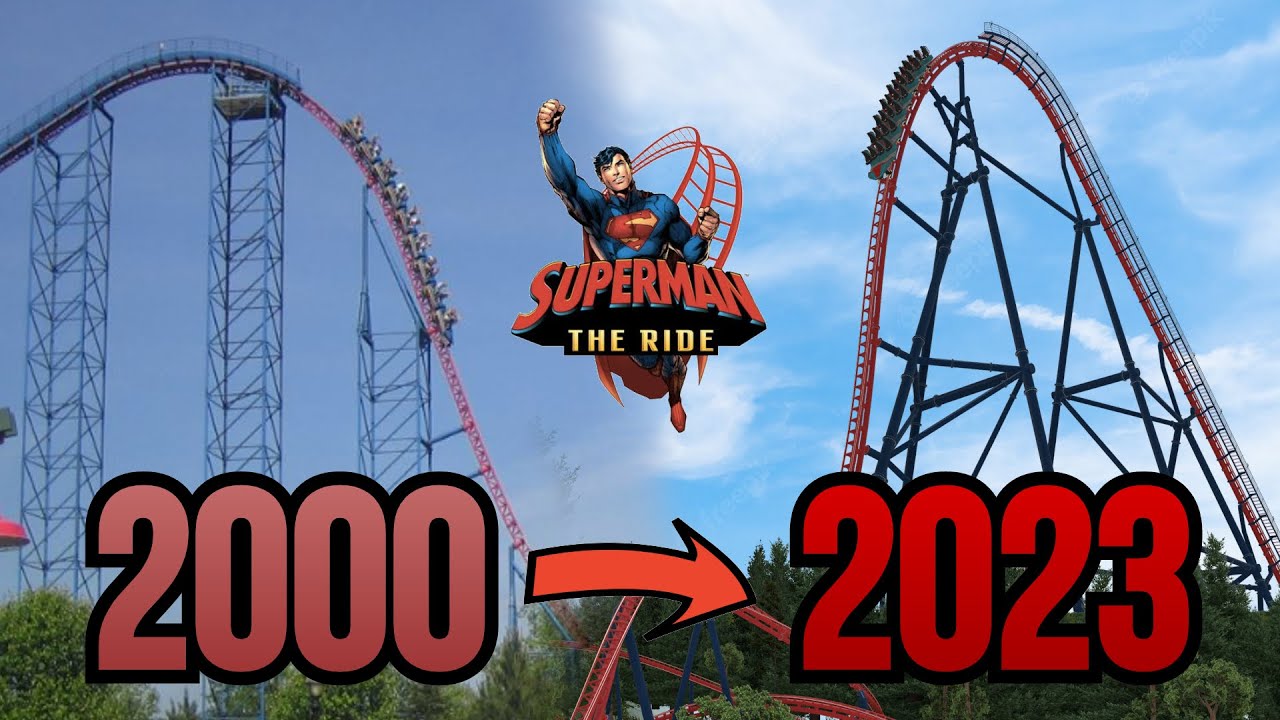 Что, если бы Superman: The Ride (SFNE) был разработан в 2023 году? | Совместная работа с @Casper....