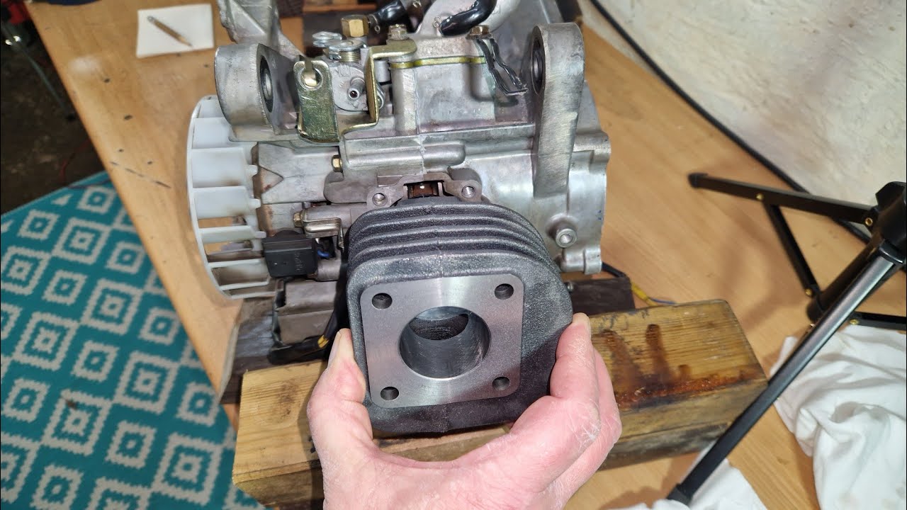 14 Teil Kurbelwellenschaden / Kymco Super 8 Motor ausbauen und zerlegen / Zylinder + Kolben