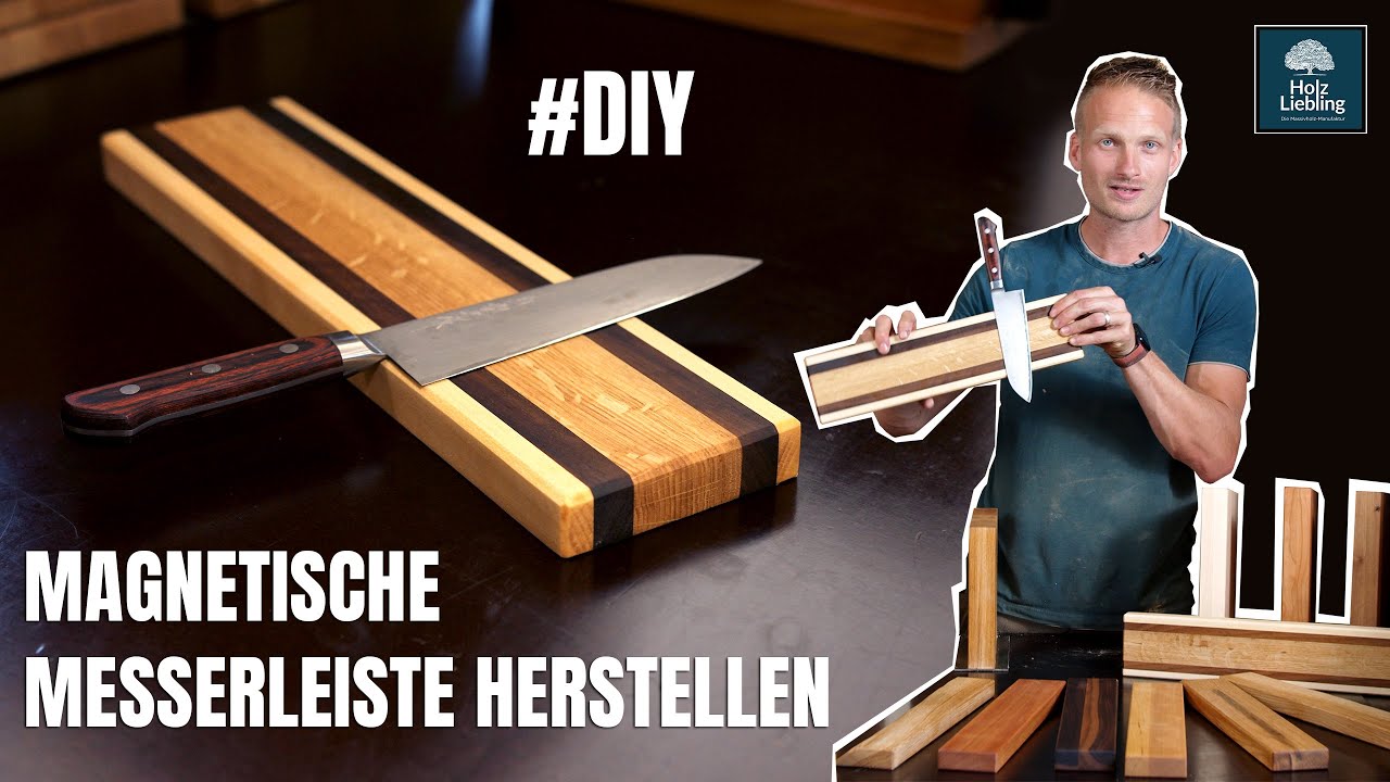 Magnetische Messerleiste herstellen | Einsatzfräsen erklärt - Holz Liebling #diy