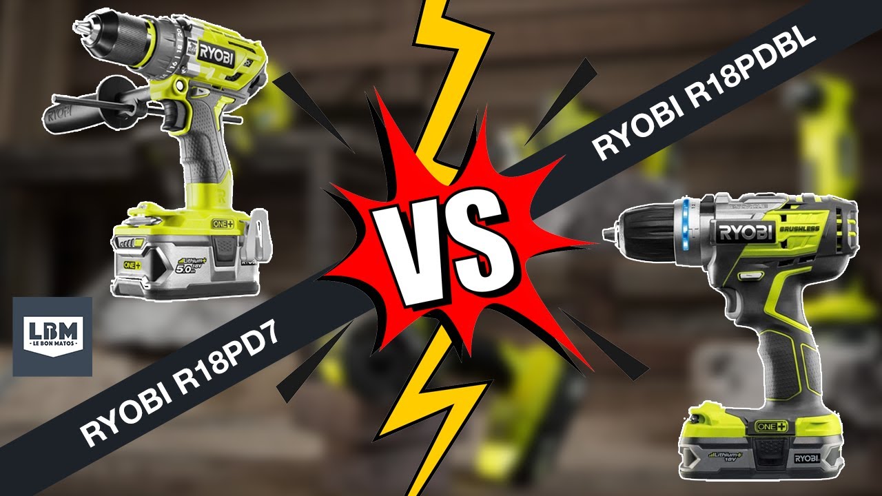 [Ryobi] R18PD7 ou R18PDBL : laquelle choisir ?