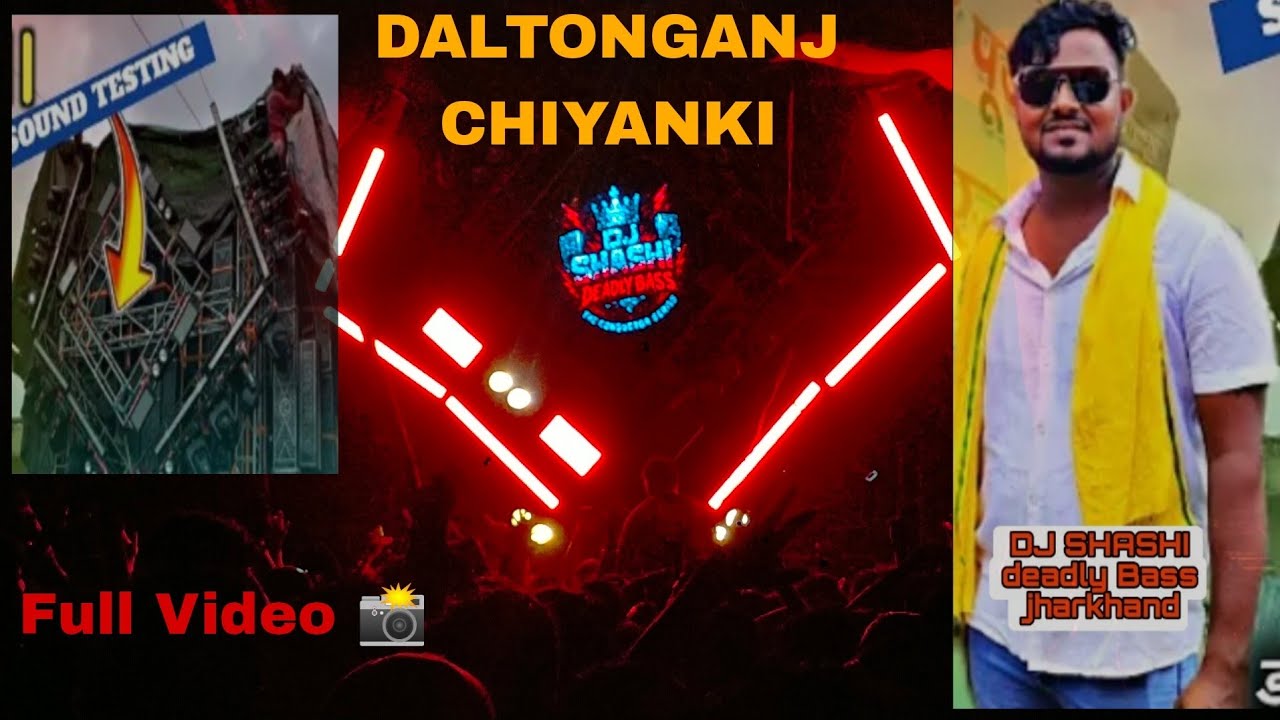 DJ Shashi jharkhand king in Daltonganj chiyanki Big road show Durga puja visarjan 😵❤️🔱🚩