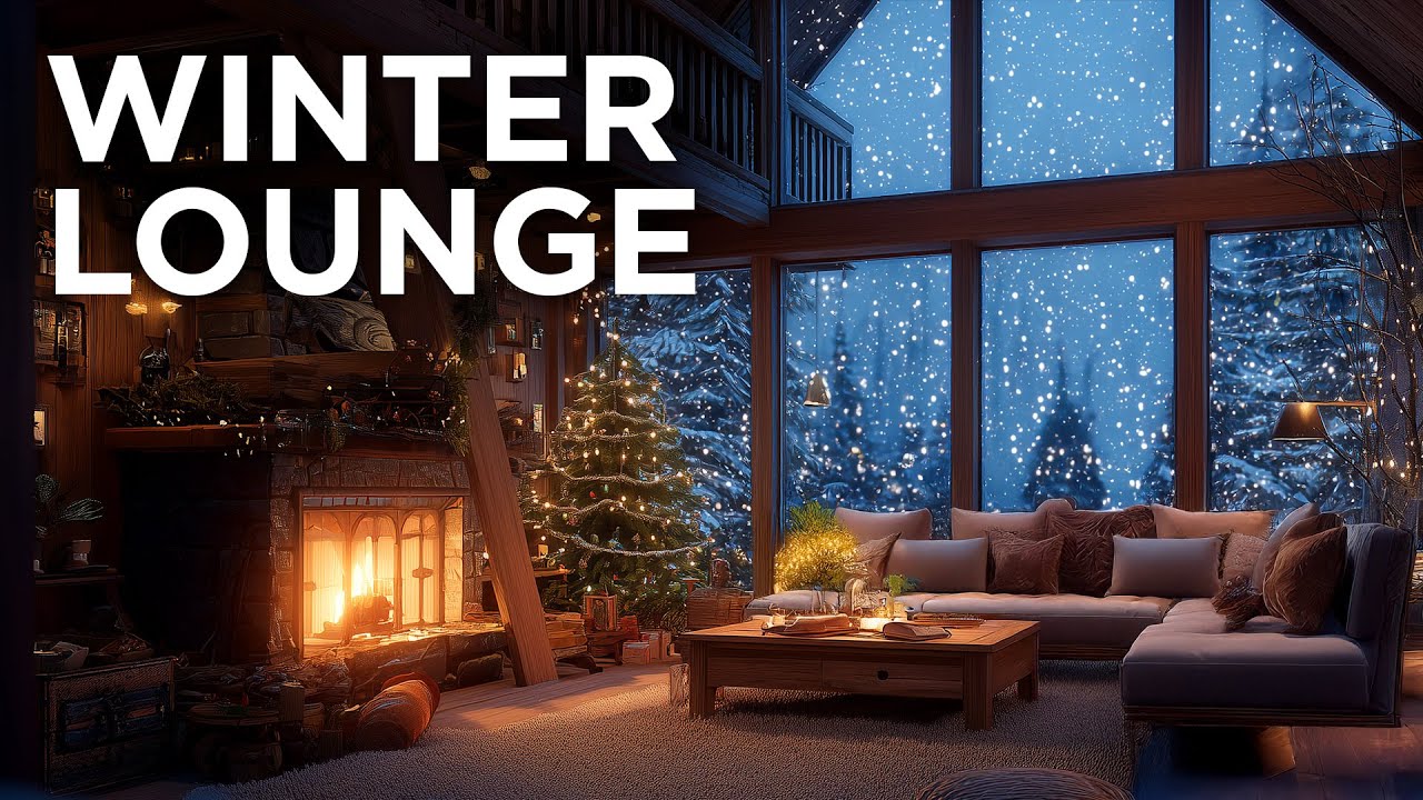 Winter Lounge 🌨️ 24/7 Live Stream &bull; Luxury Chill House Music 🥂