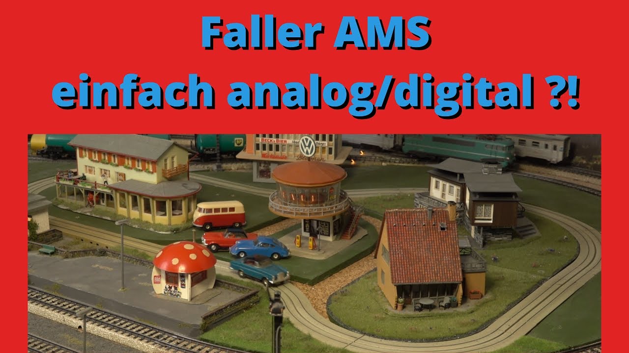 Faller AMS, analog, digital, Fehlersuche an den Motoren, Getrieben und Autos auf der Märklin Bahn