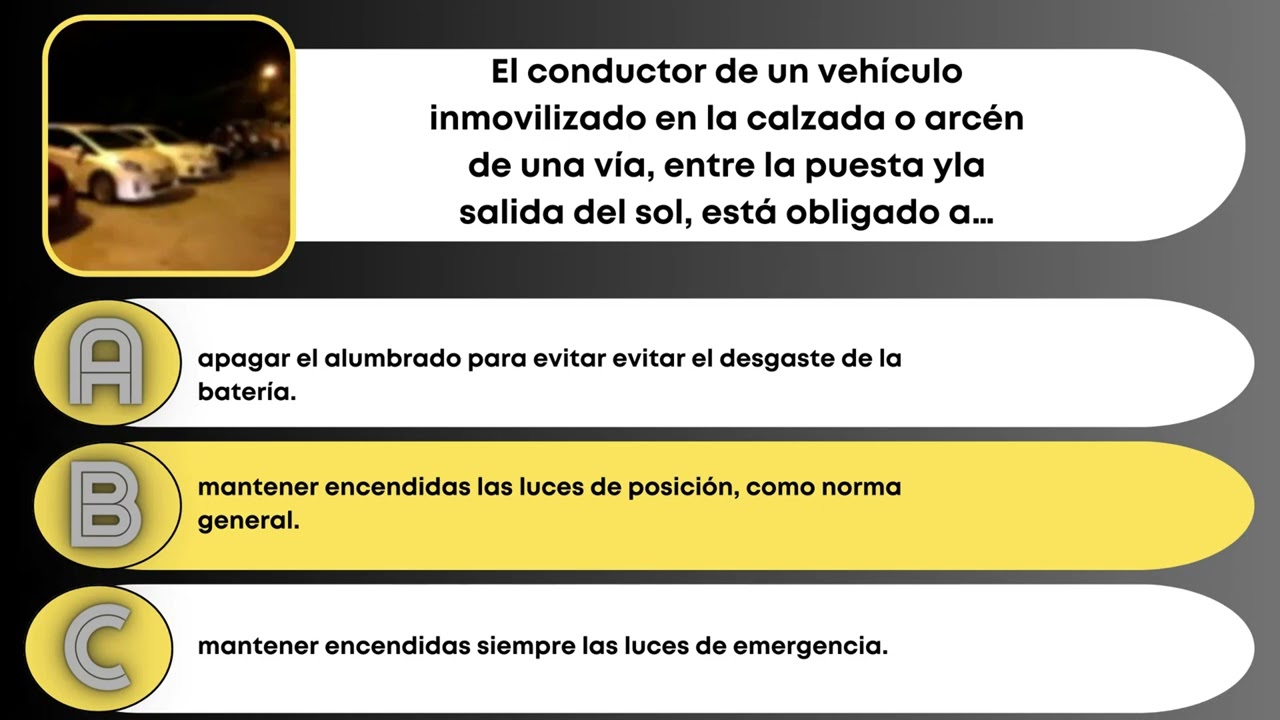 Test oficial DGT gratis - Practica para el examen teórico de conducir - 2