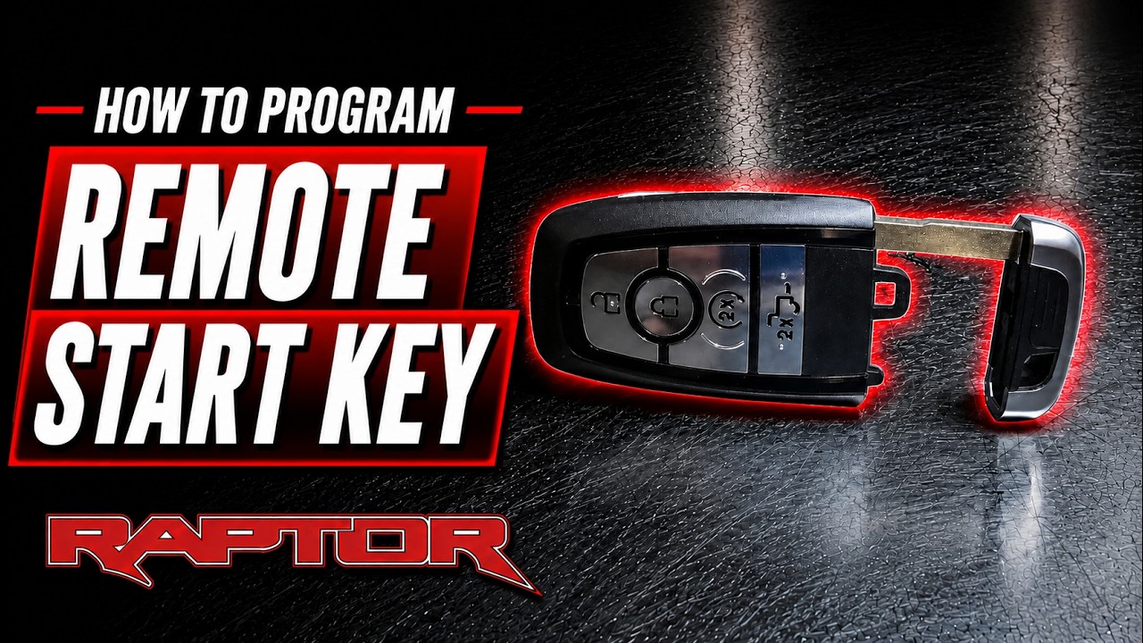 Next Gen Ranger Raptor Remote start spare key programming - New Ford Ranger Raptor how to video