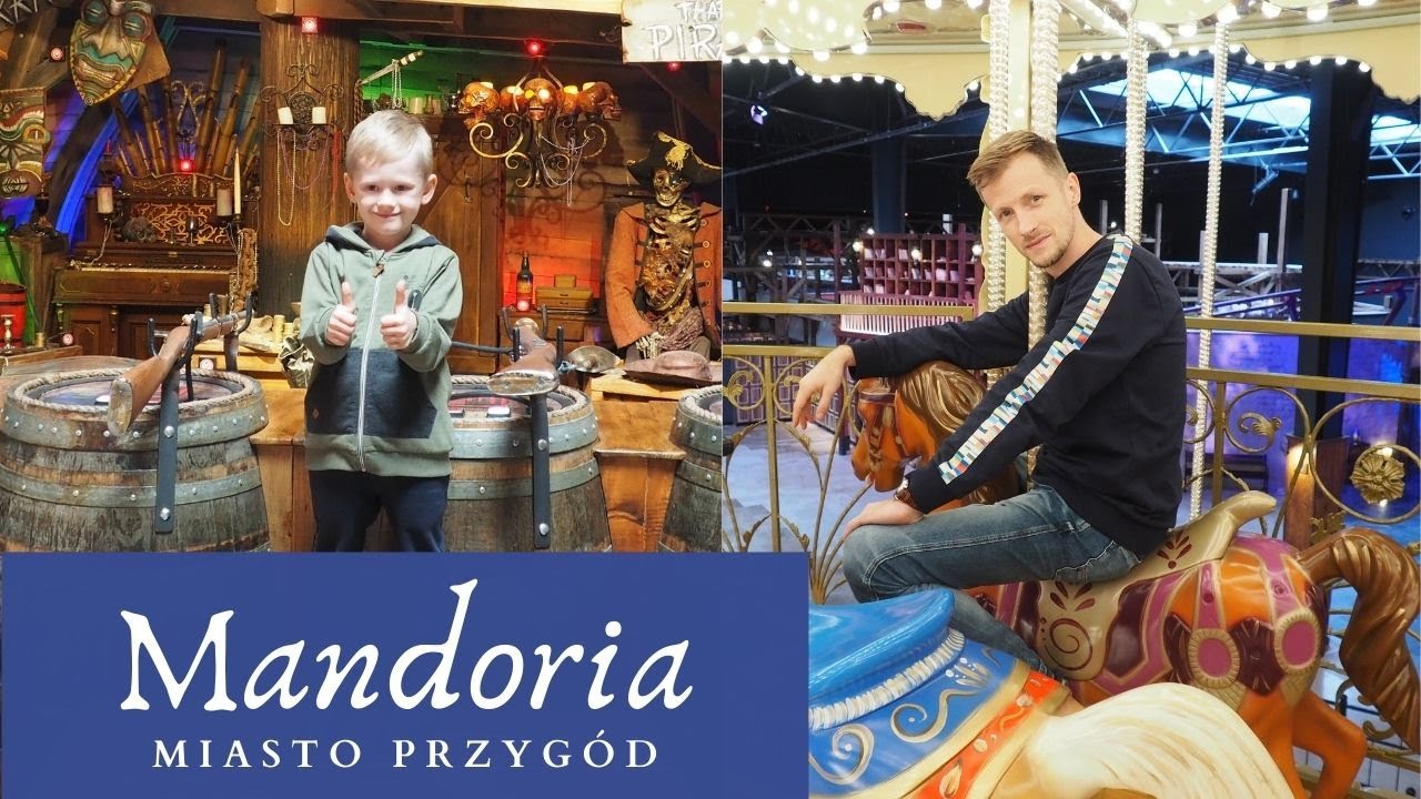 Mandoria Miasto Przygód - największy w Europie rodzinny park rozrywki pod dachem, wszystkie atrakcje