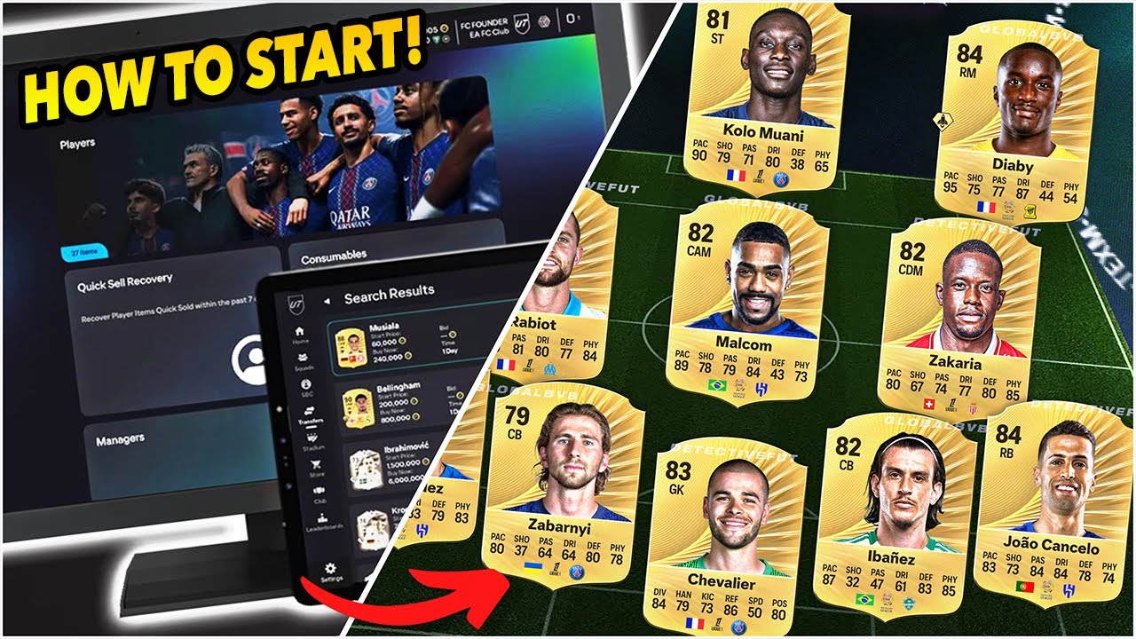 How to Start the EA FC 26 Web App!