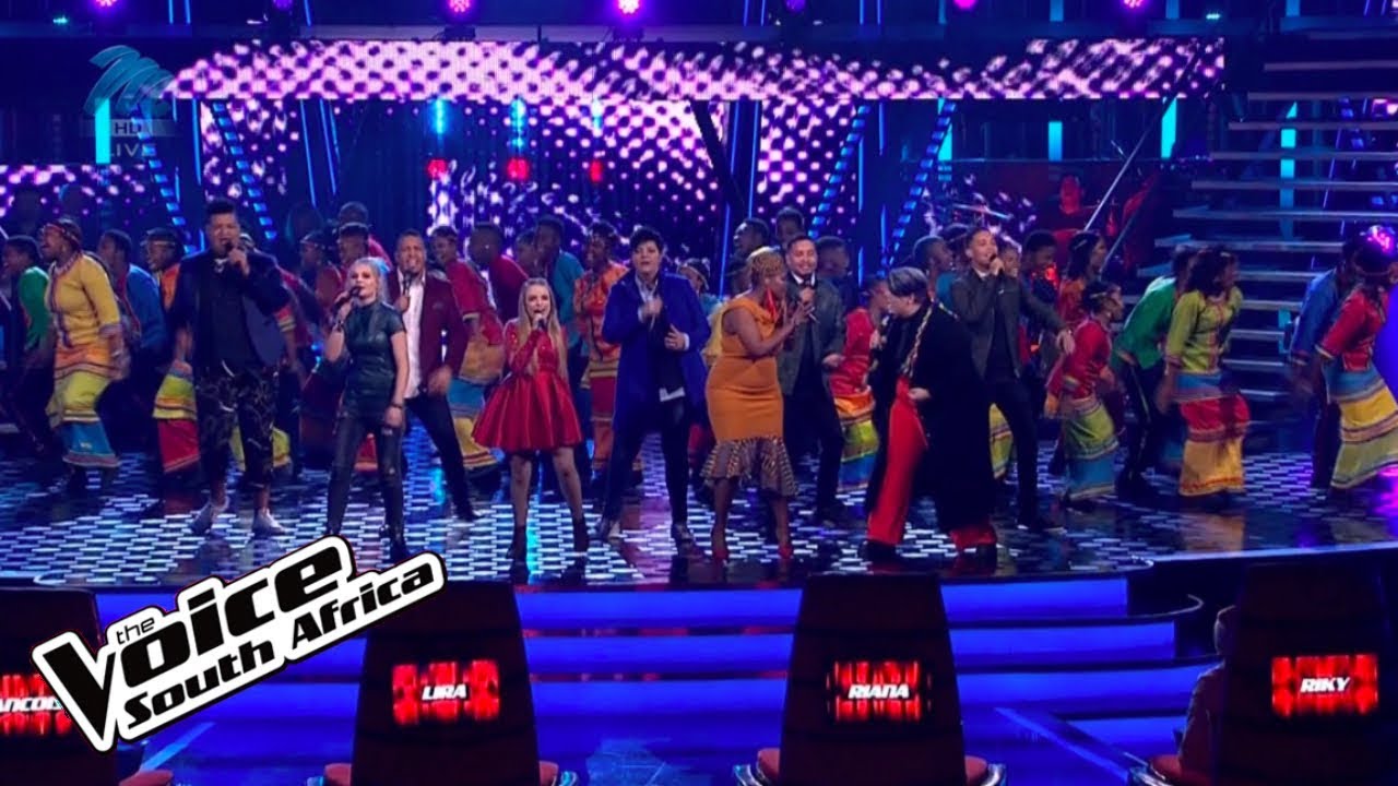 The Top 8 and the Mzansi Youth Choir – ‘The Climb’ | Live Shows | The Voice SA | M-Net