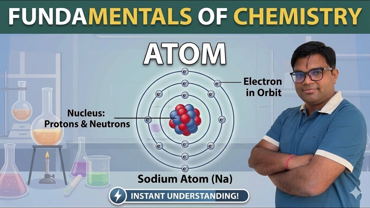 Atom|Fundamental of chemistry|class 9th-10th|NEET-JEE|Science academy