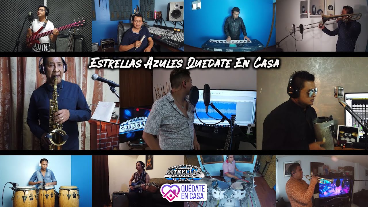 Estrellas Azules - QUEDATE EN CASA - Pedazos de Papel y Me Vas A Extrañar