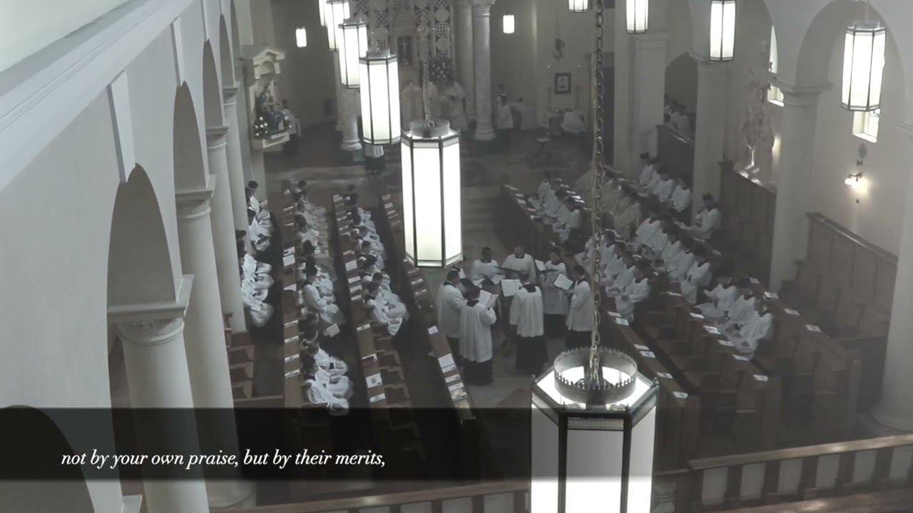 Aurea luce ~G. Dufay & Trent manuscript 89 |  Our Lady of Guadalupe Seminary Choir Subdiaconate 2025