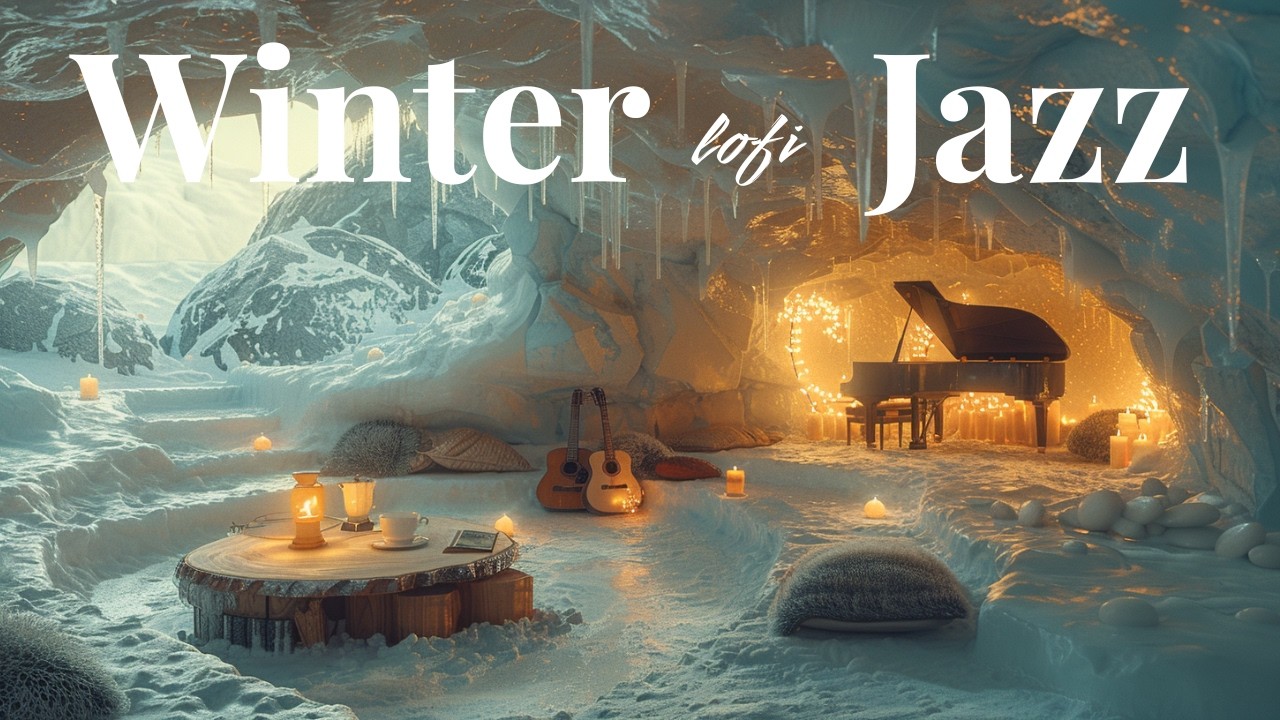 [Playlist] Luxury Winter Jazz for Focus ❄️ | Smooth Piano & Guitar in a Frozen Sanctuary