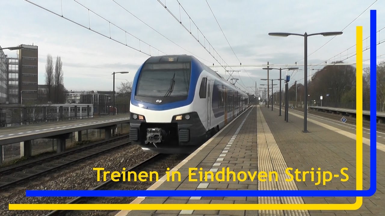 Treinen op station Eindhoven Strijp-S // 28 januari 2017