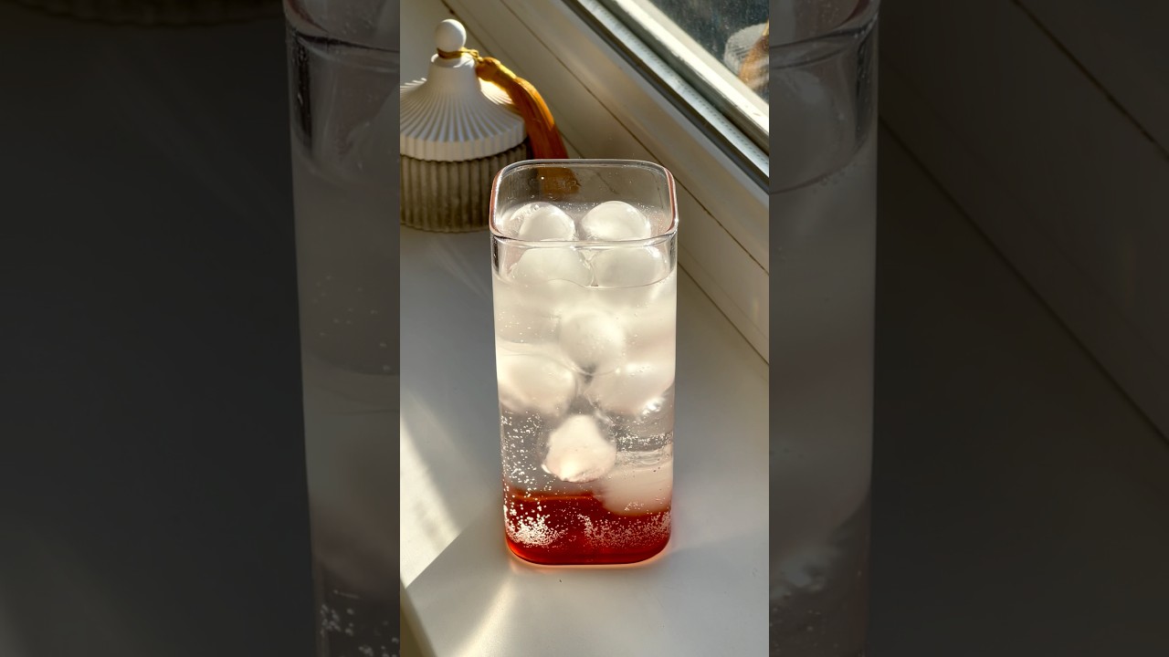 Lemon Twist 🍋✨ #drink #shorts #lemon #cherry #sprite #asmr #colorful #summer
