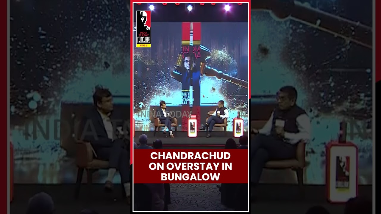 Chandrachud On Overstay In Bungalow | Constitution&rsquo;s Moral Compass | India Today Conclave 2025