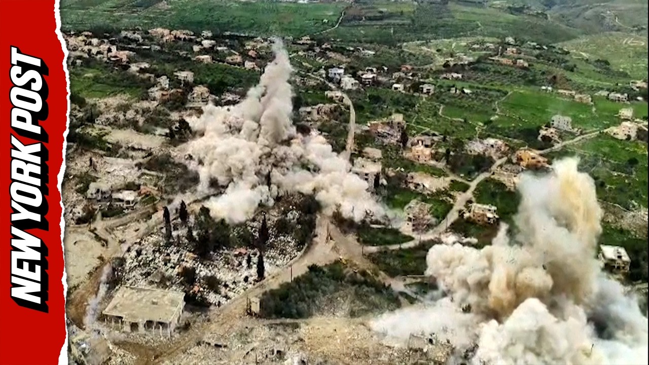 Israeli Footage Captures Explosions Across Taybeh, Lebanon