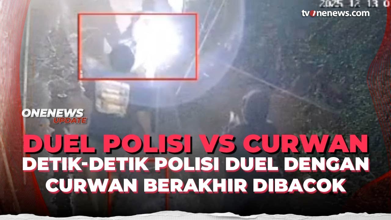 Detik-detik Duel Polisi dengan Pelaku Pencurian Hewan, Berakhir Polisi Dibacok | OneNews Update