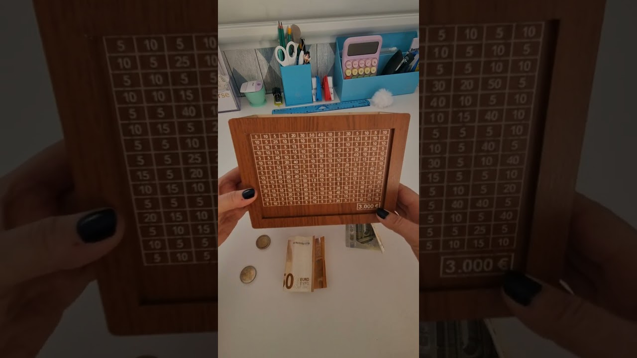 la tirelire en bois, 3000 euros à économiser