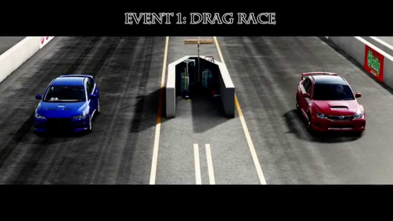 Forza Motorsport 4 Battle - S1.E15: Subaru Impreza WRX STI Vs Mitsubishi Evolution X GSR